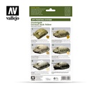 78401 AFV Painting System Dunkelgelb German Dark Yellow 6 x 8 ml