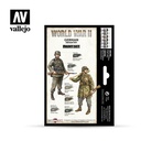 WWII Paint Set German Infantry 6 x 17 ml