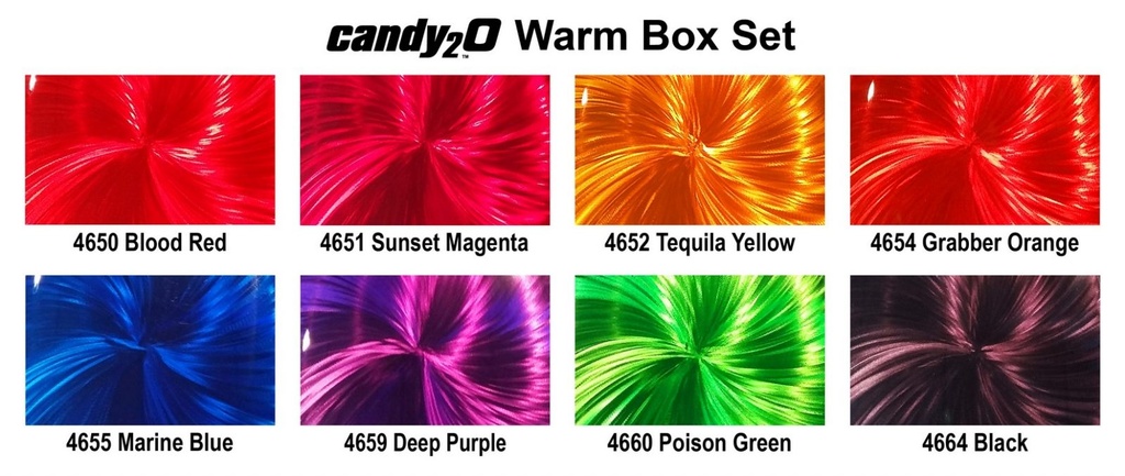 candy₂O 4967-D Box Set Warm 12 x 120 ml