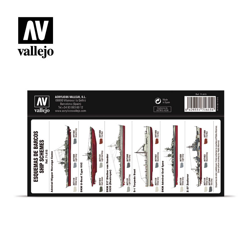 Navy Color Series Kriegsmarine WWII German Colors 8 x 17 ml