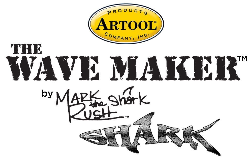 ARTOOL FH 8 The Wave Maker Freehand Airbrush Template by Mark "The Shark" Rush