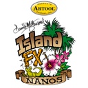 ARTOOL FH NS 4  Island FX Nano (4 Stk.) Freihand Airbrush Schablonen von Dennis Mathewson