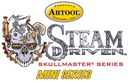 ARTOOL FH SDSK 4 MS Steam Driven Skullmaster Mini Series Set (3 Stk.) Freihand Airbrush Schablonen von Craig Fraser