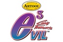 ARTOOL FH SKLTD Evil 3 (4 Stk.) Freihand Airbrush Schablonen von Craig Fraser