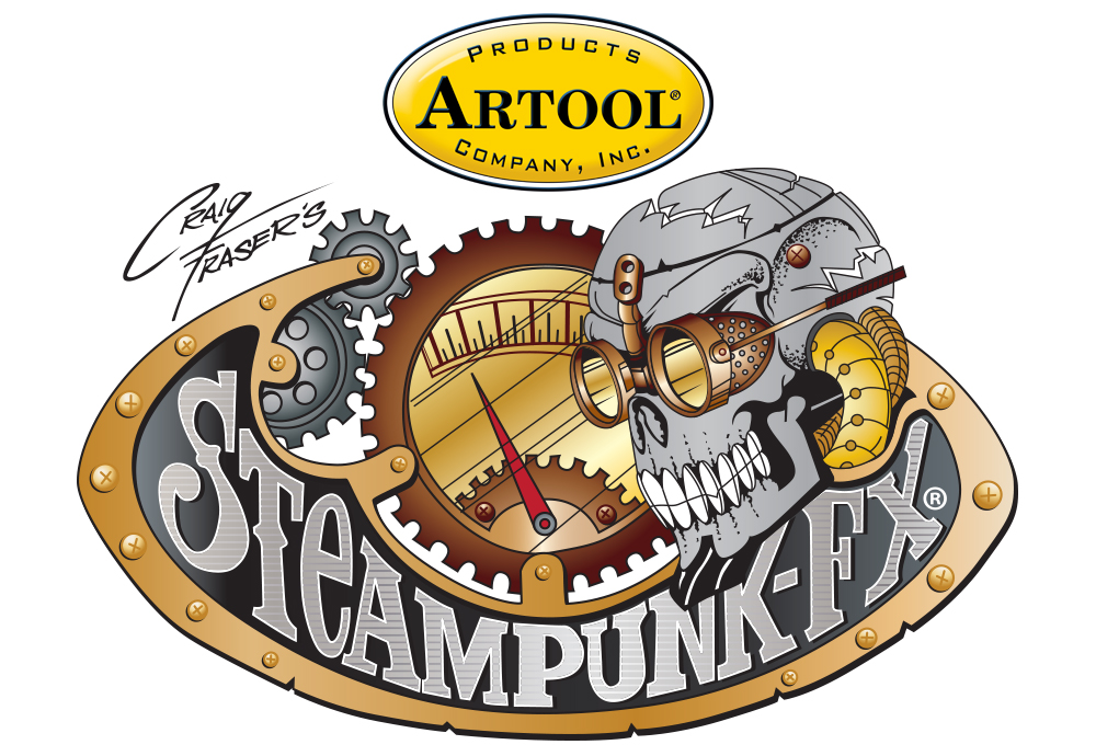 ARTOOL FH SPFX 1 Steampunk FX Junk Freihand Airbrush Schablone von Craig Fraser