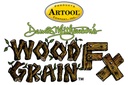 ARTOOL FH WGFX 1 Wood Grain FX (2 Stk.) Freihand Airbrush Schablonen Set von Dennis Mathewson