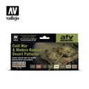 AFV Color Series Cold War & Modern Russian Desert Patterns 8 x 17 ml