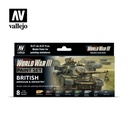 *WWIII Paint Set British Armour & Infantry 8 x 17 ml