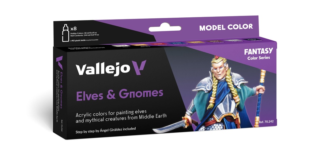 Fantasy Color Series Set Elves & Gnomes 8 x 17 ml