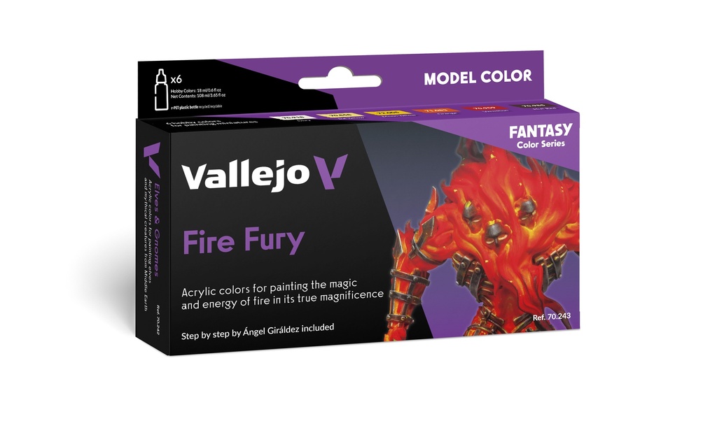 Fantasy Color Series Fire Fury 6 x 17 ml