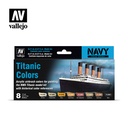 Navy Color Series Titanic Colors 8 x 17 ml