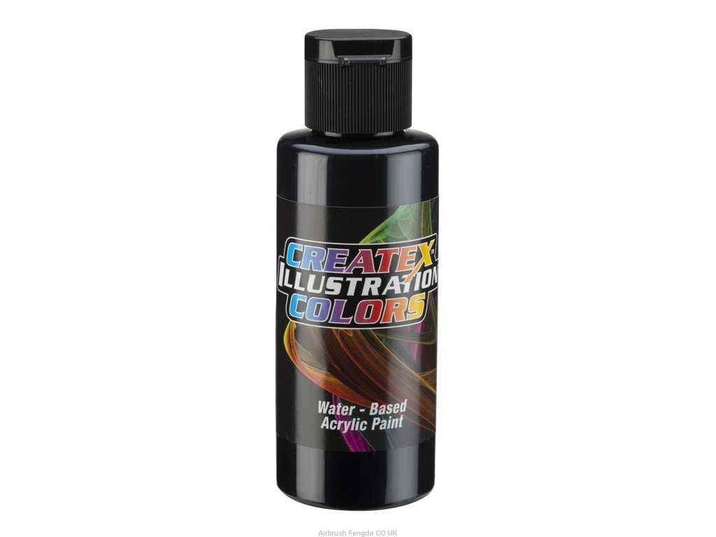 Createx Illustration 5648 Flat Black 60 ml