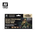 *Figure Color Series German Fallschirmjäger Mediterranean Theater WWII 8 x 17 ml