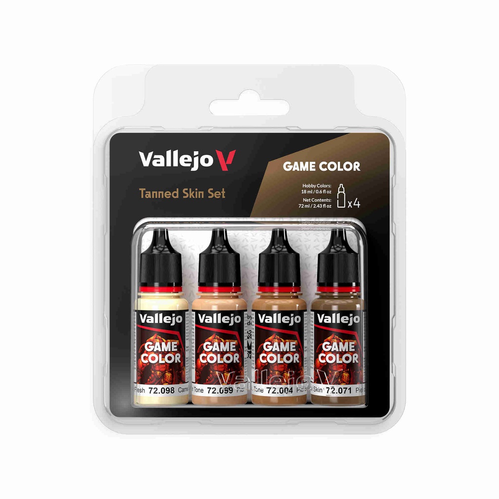 Game Color Tanned Skin Set 4 x 18 ml