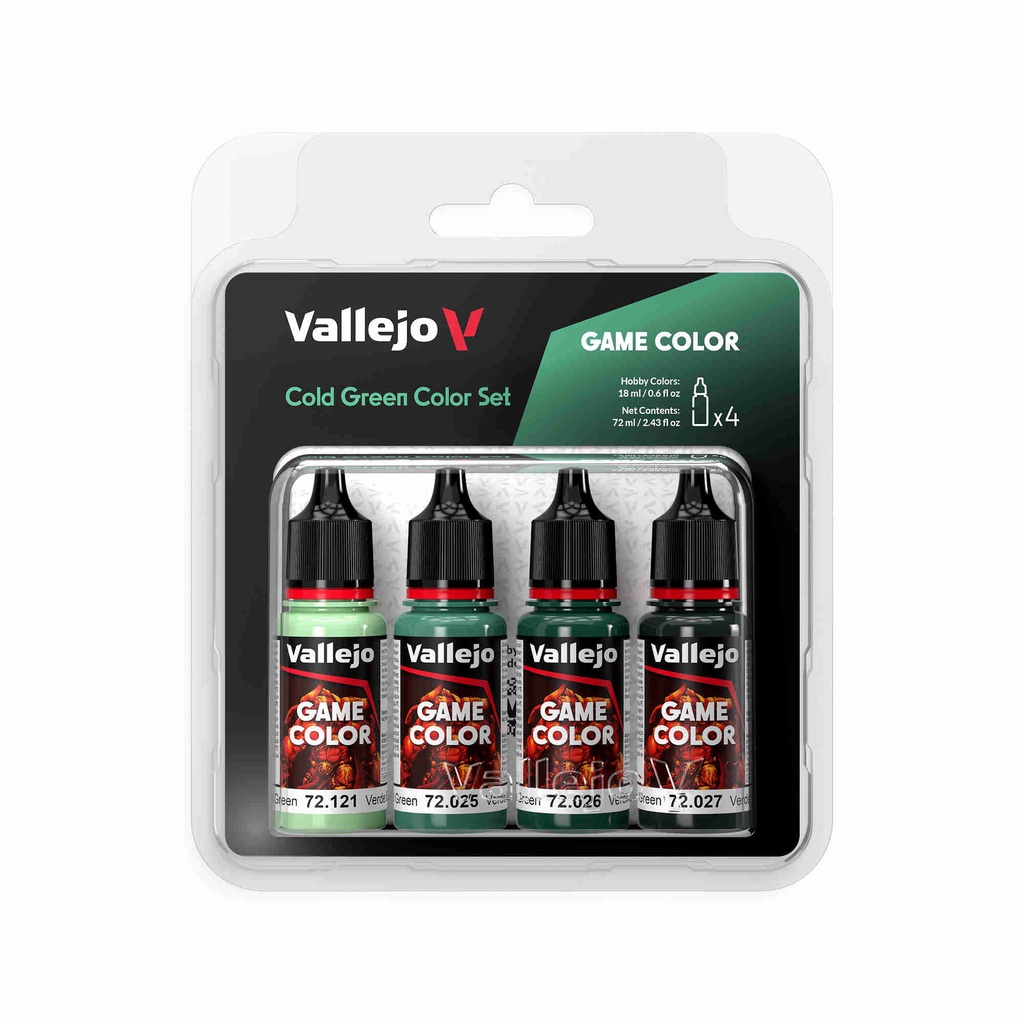 Game Color Cold green Color Set 4 x 18 ml