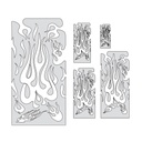 ARTOOL FH FM 3 Flame Master Set (5 pcs.) Freehand Airbrush Templates by "Mr. J" Julian Braet (200315)