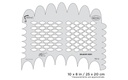 ARTOOL FXII 12 SP FX II Dragon Skin Freehand Airbrush Template by Craig Fraser (200352)