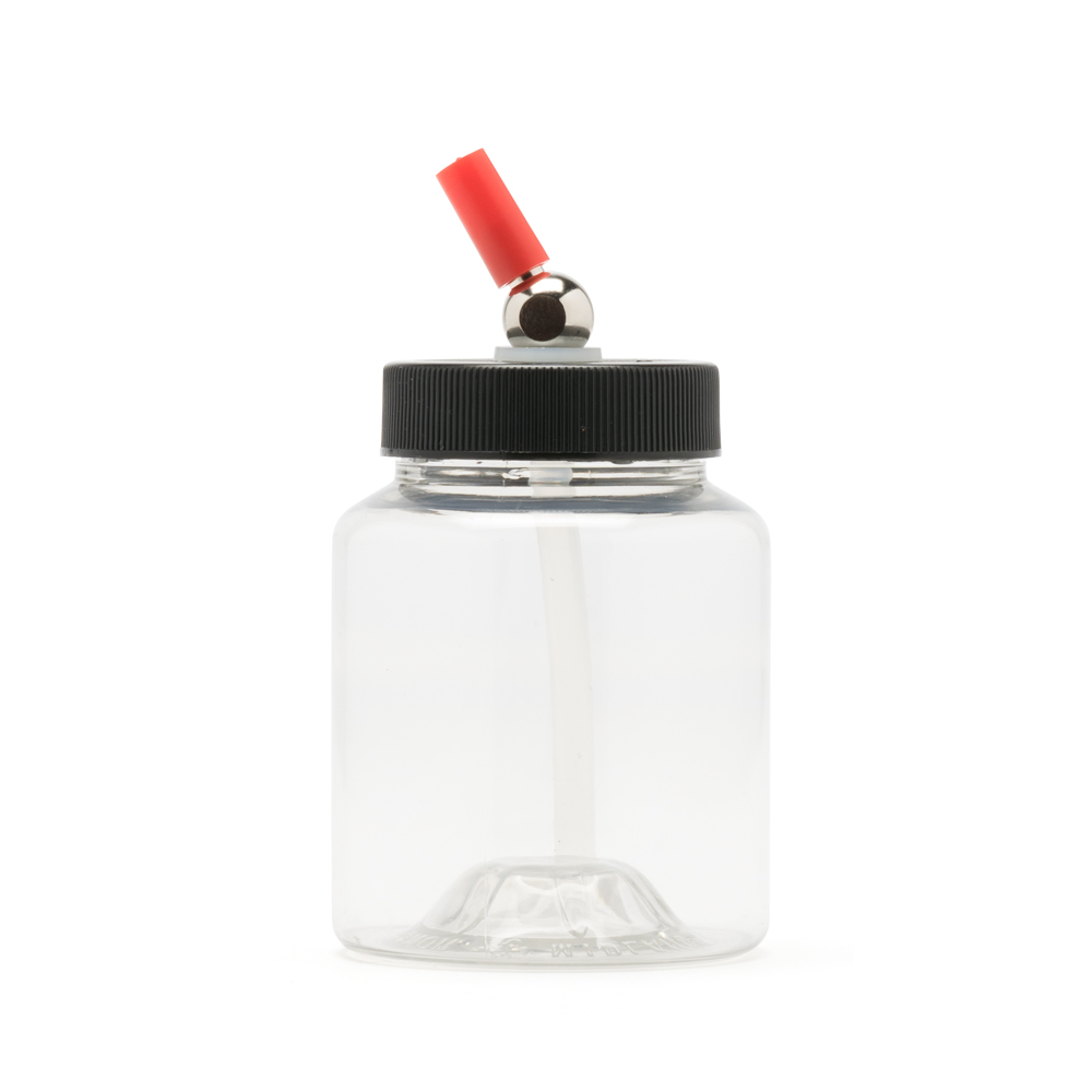 I 460 2 “Crystal Clear“ container 90 ml with Metal Connector (200662)