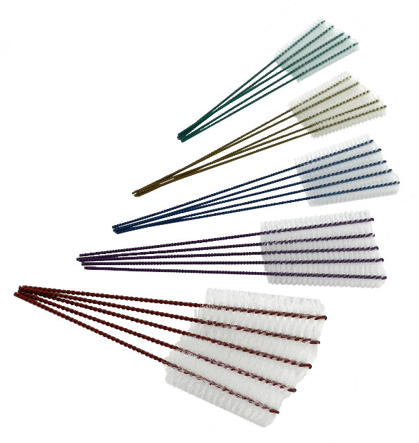 Airbrush Cleaning Brushes 5 x red - 8 mm