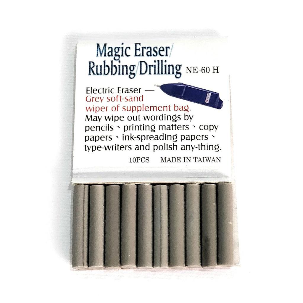 Eraser Refill Grey/Hard 10 pcs. for NE60