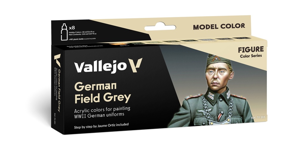 Figure Color Series German Field Grey 8 x 17 ml