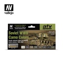 71188 AFV Color Series Soviet WWII Camo Color 8 x 17 ml