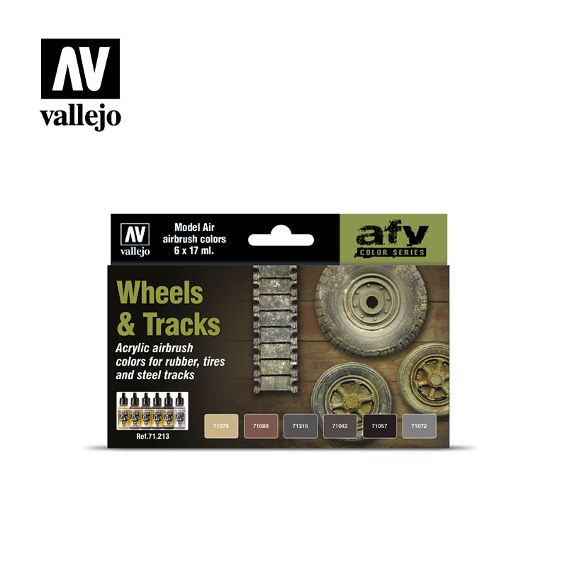 71213 AFV Color Series Wheels and Tracks 6 x 17 ml