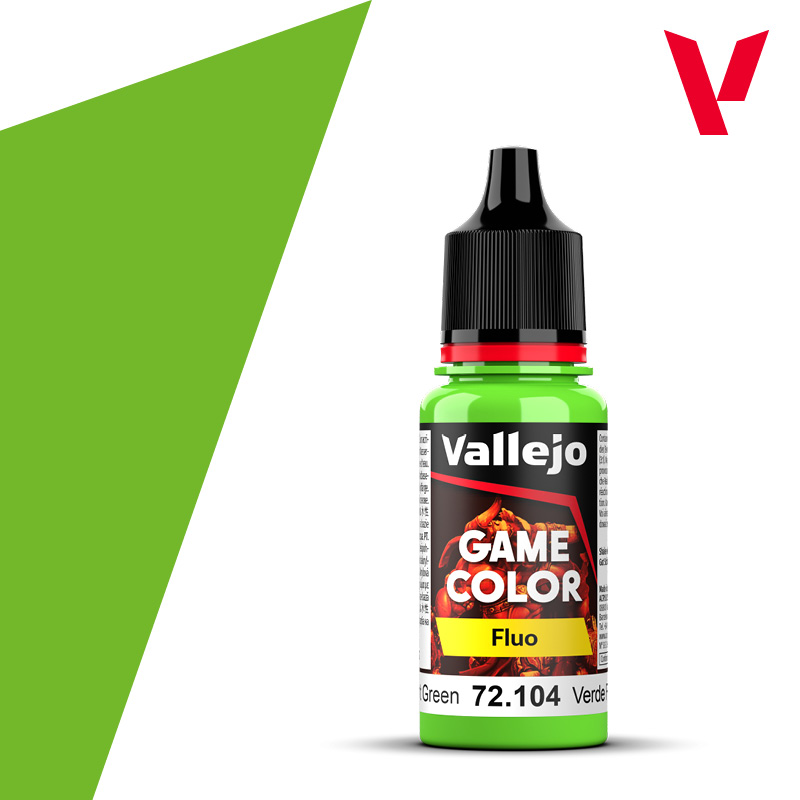 Game Color Fluo Green 18 ml