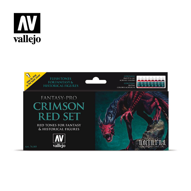 Fantasy Pro Nocturna Crimson Red 8 x 17 ml