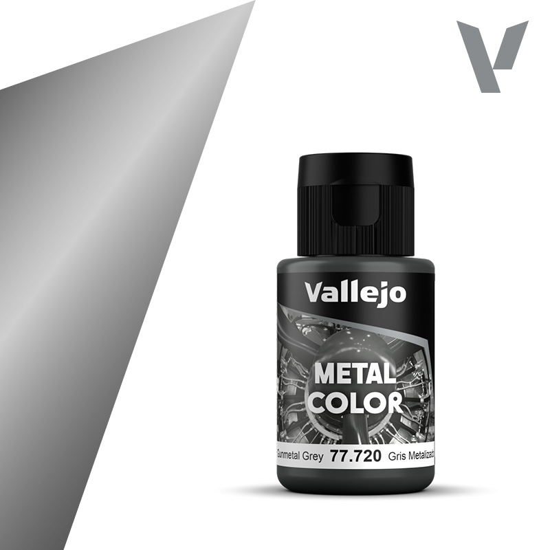 Vallejo Metal Colors 720 Gunmetal Grey 32 ml