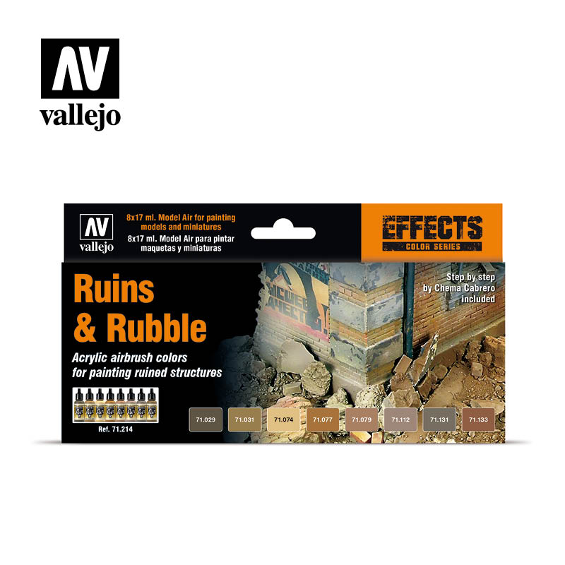 Effects Color Series Ruins & Rubble 8 x 17 ml