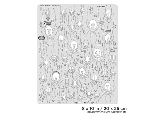 [IW-FHSM1] ARTOOL FH SM 1 Spider Master Spiderz Freehand Airbrush Template by Craig Fraser (200485)