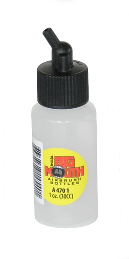 [IW-A4701] A 470 1 “Big Mouth“ Bottle 30 ml with Plastic Connector (200725)