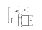 [262121] Stecknippel NW 2.7 mit 1/8″ Außengewinde