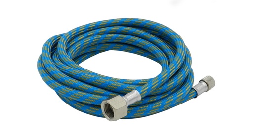 [262128] Braided Air Hose with 1/4″ fem. thread and 1/8″ fem. thread, 3.00 m