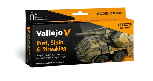 [570183] Effects Color Series Rust, Strain & Straking 8 x 17 ml