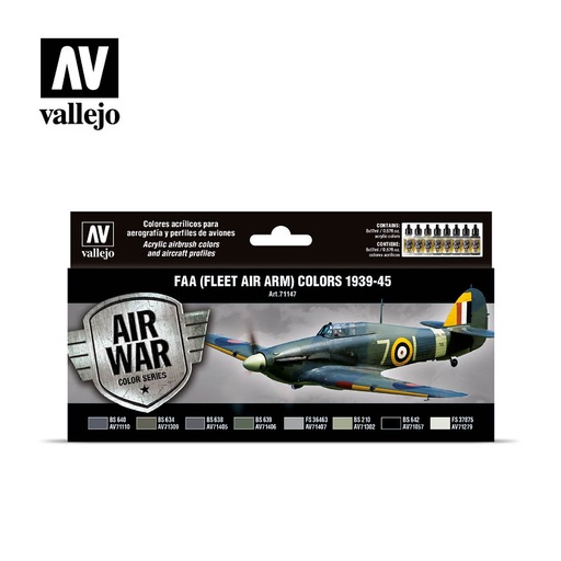 [571147] Air War FAA Colors 1939-1945 8 x 17 ml