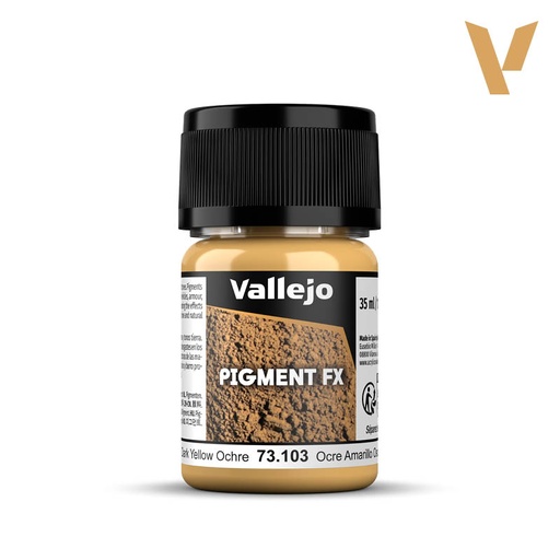 [573103] Vallejo Pigments Dark Yellow Ocre 35 ml