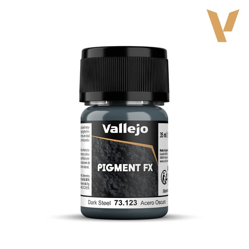 [573123] Vallejo Pigments Dark Steel 35 ml