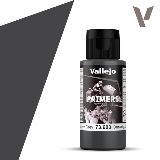 [573603] Vallejo Primer German Panzer Grey RAL 7021 60 ml