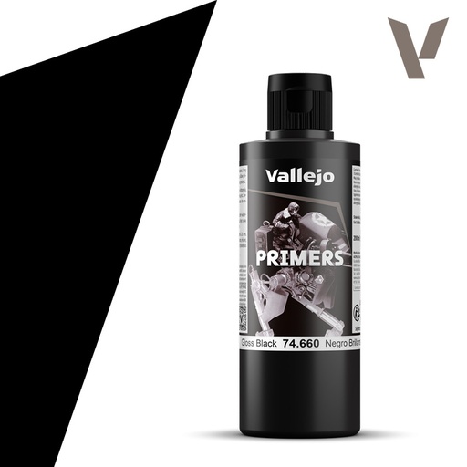 [574660] Vallejo Metal Colors 660 Black Primer 200 ml