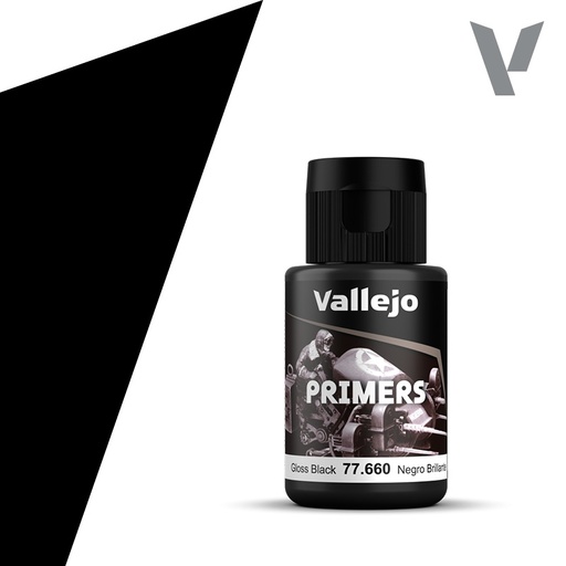 [577660] Vallejo Metal Colors Gloss Black Primer 32 ml