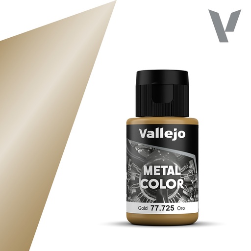 [577725] Vallejo Metal Colors 725 Gold 32 ml