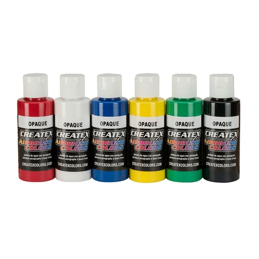 [115299] Createx 5803-00 Opaque Airbrush Set 6 x 60 ml