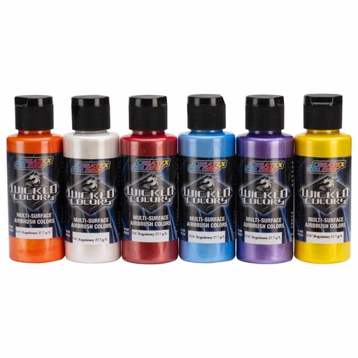 [116132] Wicked W132-02 Essential Pearlized Set 6 x 60 ml