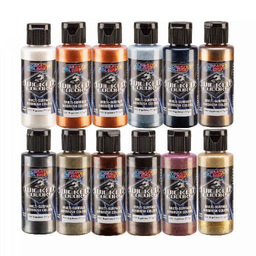 [116133] Wicked W133-02 Metallic Galaxy Set 12 x 60 ml